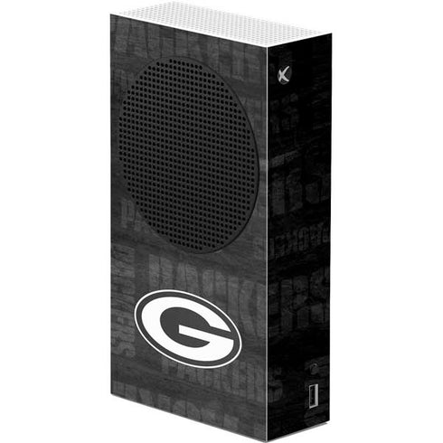 NFL Green Bay Packers Black & White Xbox Series S Console Skin